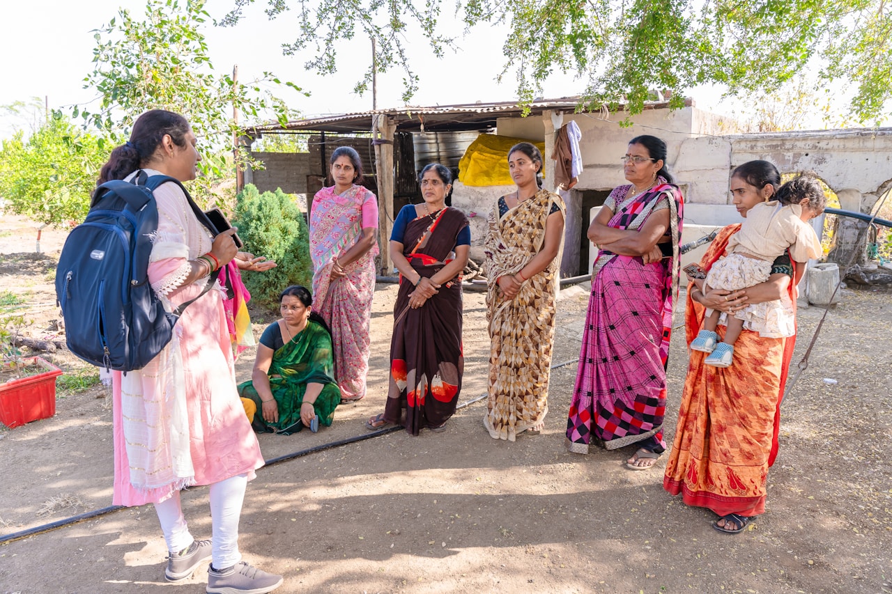 Women in community meeting, Sri Lanka